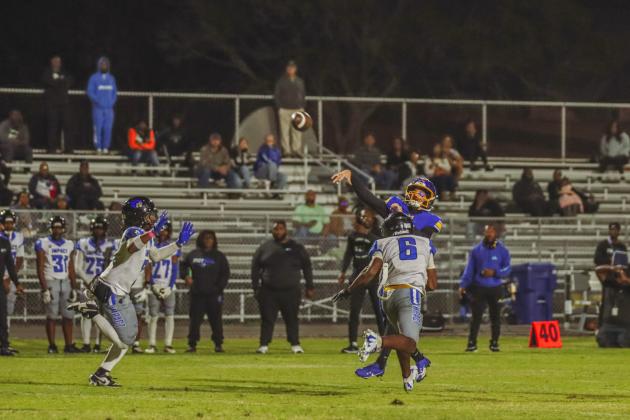 Pirate football on Oct. 24, in Week 10 of High School Football. Photo by Ashley Chandler/News-Leader