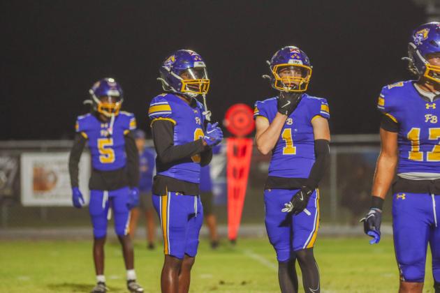 Pirate football on Oct. 24, in Week 10 of High School Football. Photo by Ashley Chandler/News-Leader