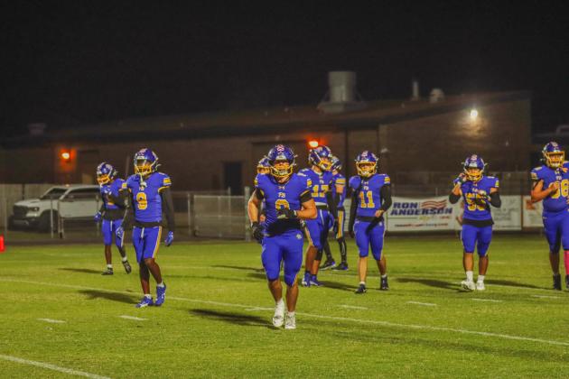 Pirate football on Oct. 24, in Week 10 of High School Football. Photo by Ashley Chandler/News-Leader