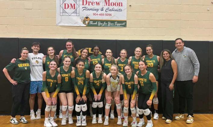 The Hornets varsity volleyball team. Submitted