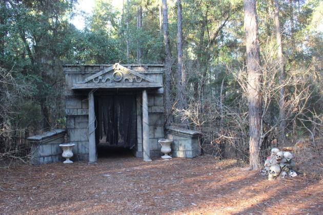 Spooky scenes Thursday at The Timber Farm. Photo by Marisa DeMar/News-Leader