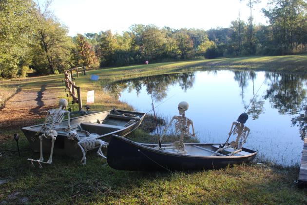 Spooky scenes Thursday at The Timber Farm. Photo by Marisa DeMar/News-Leader
