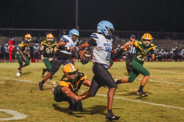 Hornet football in Week Six. Photo by Ashley Chandler/News-Leader