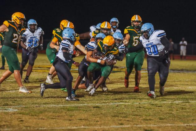 Hornet football in Week Six. Photo by Ashley Chandler/News-Leader