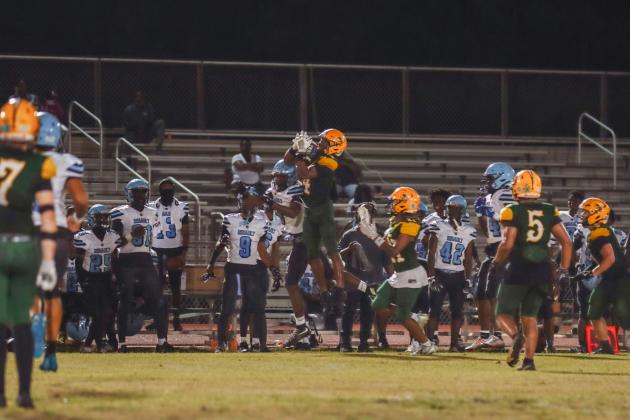 Hornet football in Week Six. Photo by Ashley Chandler/News-Leader