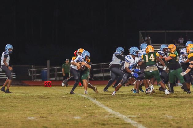 Hornet football in Week Six. Photo by Ashley Chandler/News-Leader