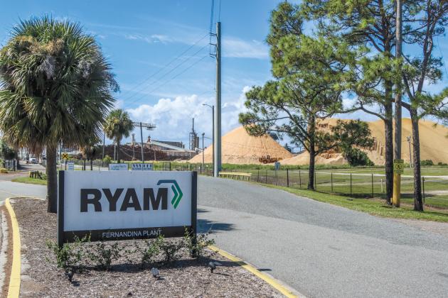 The RYAM facility in Fernandina Beach. Photo by Ashley Chander/News-Leader