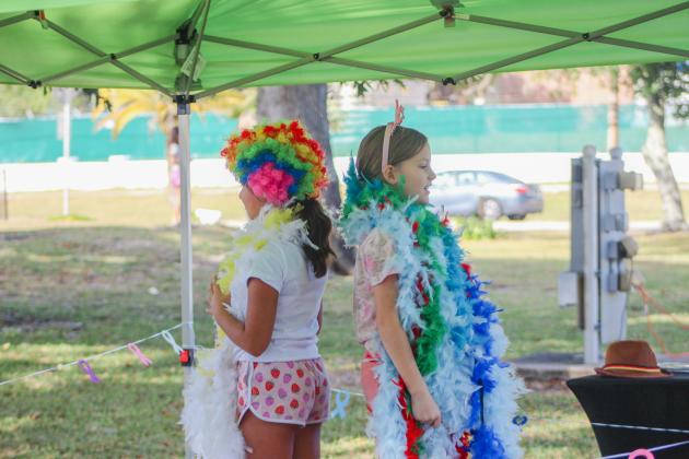 Children take part in Addy Fest on Saturday at Central Park.