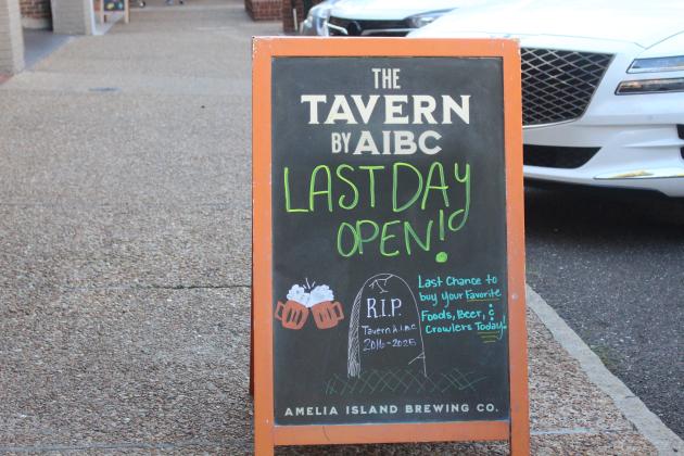The sign placed outside of AIBC on their final day of service on Nov 5. Photos by Marisa DeMar/News-Leader