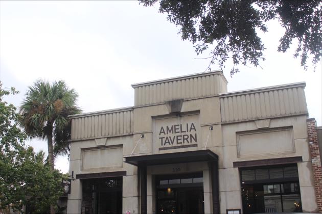 The outside of Amelia Tavern on Oct. 28 after the closure was announced.