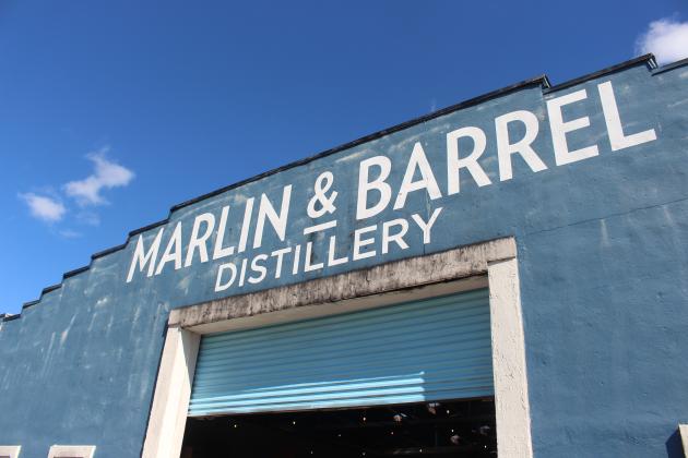 The exterior of the Marlin &amp; Barrel distillery located on South 8th Street in Fernandina Beach.