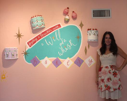  Danielle Mattiello at A Will and A Whisk on Friday morning. By Marisa DeMar/News-Leader