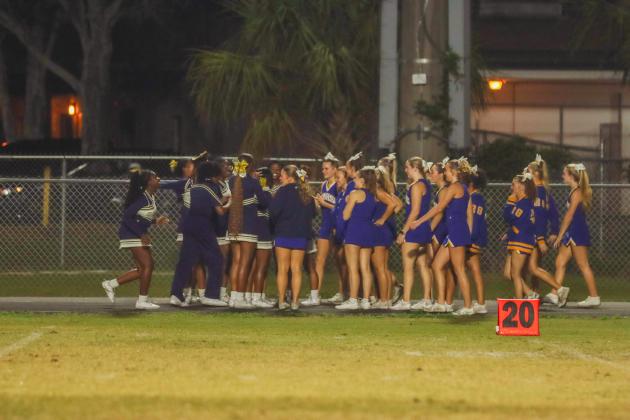 Fernandina Beach Pirates football in the SSAA quarterfinal against Paxon School for Advanced Studies Golden Eagles. Photo by Ashley Chandler/News-Leader