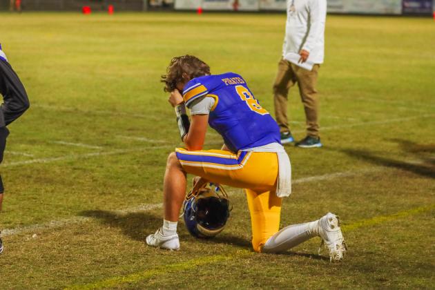 Fernandina Beach Pirates football in the SSAA quarterfinal against Paxon School for Advanced Studies Golden Eagles. Photo by Ashley Chandler/News-Leader