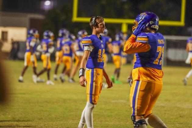 Fernandina Beach Pirates football in the SSAA quarterfinal against Paxon School for Advanced Studies Golden Eagles. Photo by Ashley Chandler/News-Leader