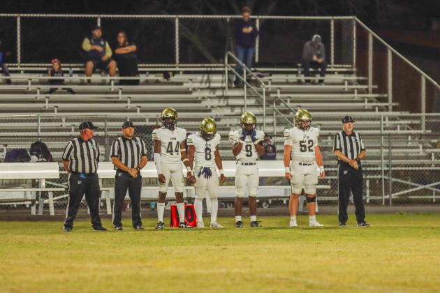 Fernandina Beach Pirates football in the SSAA quarterfinal against Paxon School for Advanced Studies Golden Eagles. Photo by Ashley Chandler/News-Leader