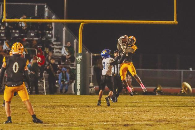 Hornet football on Oct. 31. Photo by Ashley Chandler/News-Leader