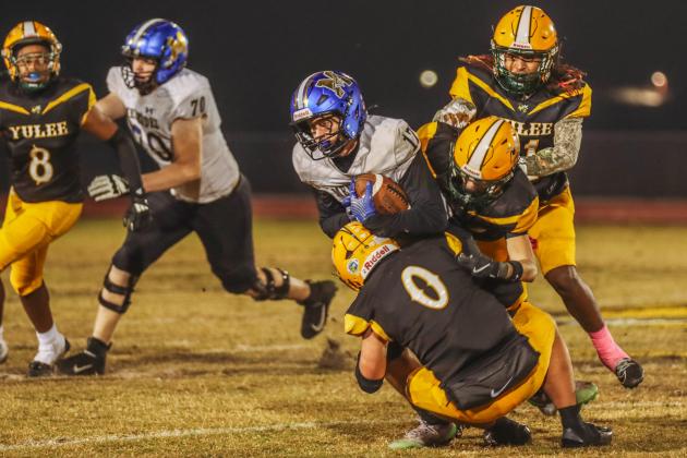 Hornet football on Oct. 31. Photo by Ashley Chandler/News-Leader