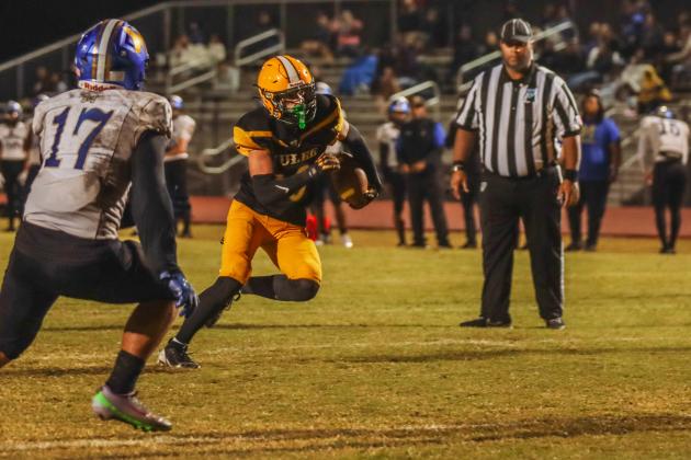 Hornet football on Oct. 31. Photo by Ashley Chandler/News-Leader