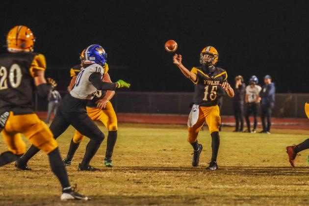 Hornet football on Oct. 31. Photo by Ashley Chandler/News-Leader