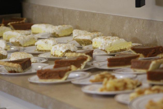 Assorted pies at the NCCOA Luncheon. By Marisa DeMar/News-Leader