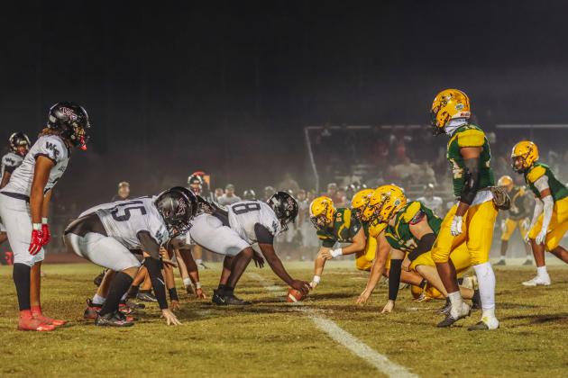 Yulee High School football vs. West Florida (Pensacola) Jaguars on Nov. 14.  Photo by Ashley Chandler/News-Leader