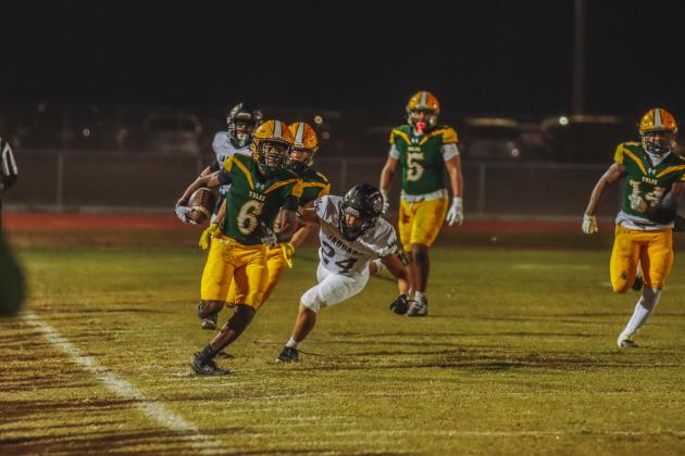 Yulee High School football vs. West Florida (Pensacola) Jaguars on Nov. 14.  Photo by Ashley Chandler/News-Leader