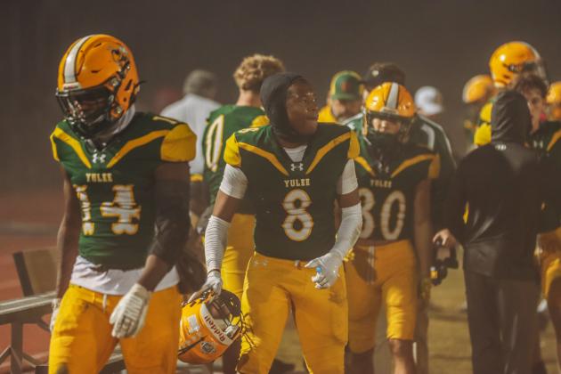 Yulee High School football vs. West Florida (Pensacola) Jaguars on Nov. 14.  Photo by Ashley Chandler/News-Leader