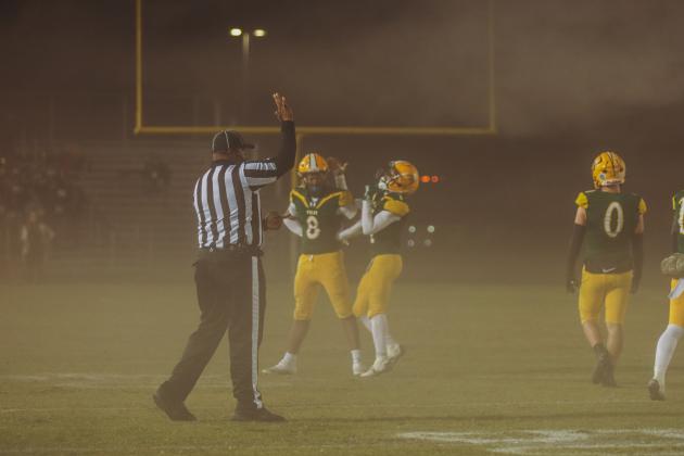 Yulee High School football vs. West Florida (Pensacola) Jaguars on Nov. 14.  Photo by Ashley Chandler/News-Leader