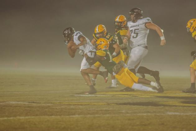 Yulee High School football vs. West Florida (Pensacola) Jaguars on Nov. 14.  Photo by Ashley Chandler/News-Leader
