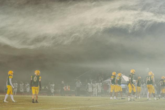 Yulee High School football vs. West Florida (Pensacola) Jaguars on Nov. 14.  Photo by Ashley Chandler/News-Leader