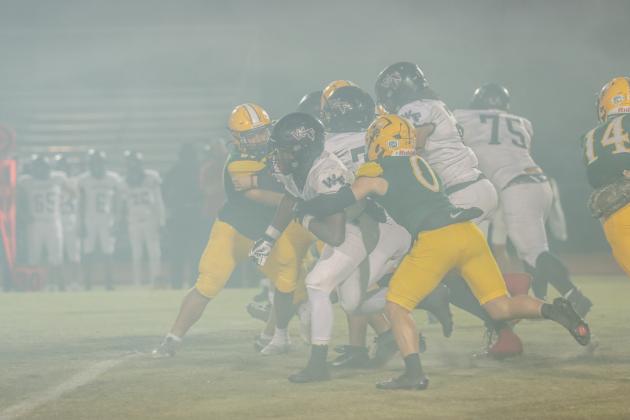 Yulee High School football vs. West Florida (Pensacola) Jaguars on Nov. 14.  Photo by Ashley Chandler/News-Leader
