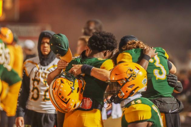 Yulee High School football vs. West Florida (Pensacola) Jaguars on Nov. 14.  Photo by Ashley Chandler/News-Leader