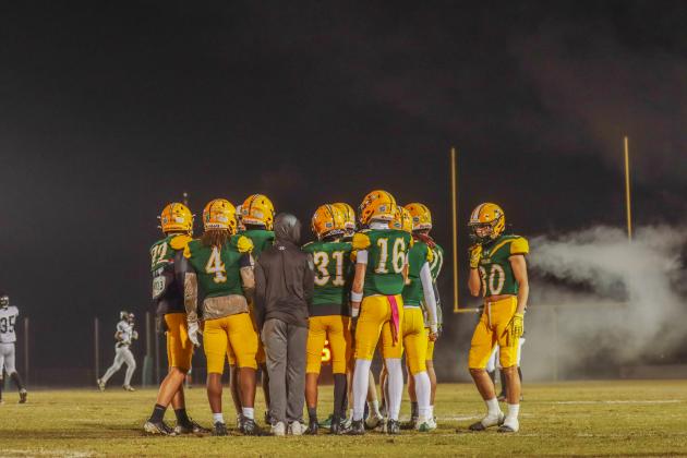 Yulee High School football vs. West Florida (Pensacola) Jaguars on Nov. 14.  Photo by Ashley Chandler/News-Leader