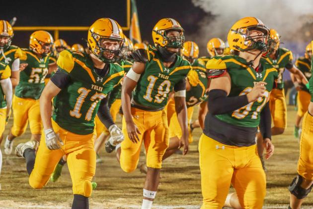 Yulee High School football vs. West Florida (Pensacola) Jaguars on Nov. 14.  Photo by Ashley Chandler/News-Leader