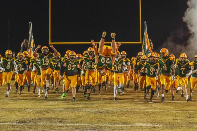 Yulee High School football vs. West Florida (Pensacola) Jaguars on Nov. 14.  Photo by Ashley Chandler/News-Leader