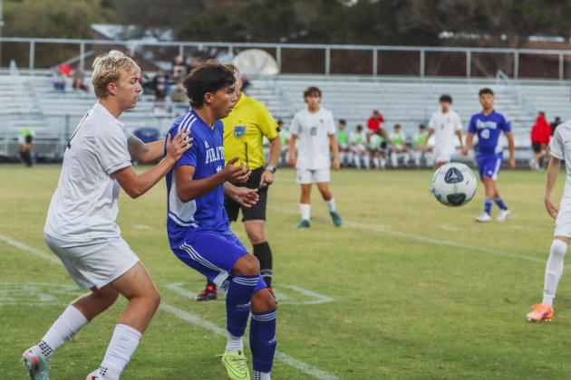 Pirates soccer played Bishop Kenny on Nov. 5. Photo by Ashley Chandler/News-Leader