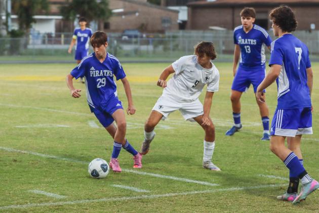 Pirates soccer played Bishop Kenny on Nov. 5. Photo by Ashley Chandler/News-Leader