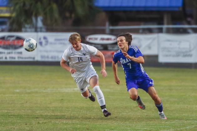 Pirates soccer played Bishop Kenny on Nov. 5. Photo by Ashley Chandler/News-Leader