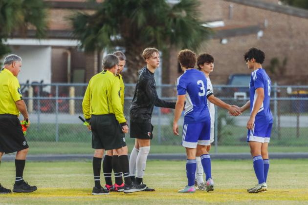 Pirates soccer played Bishop Kenny on Nov. 5. Photo by Ashley Chandler/News-Leader