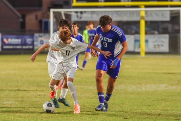 Pirates soccer played Bishop Kenny on Nov. 5. Photo by Ashley Chandler/News-Leader