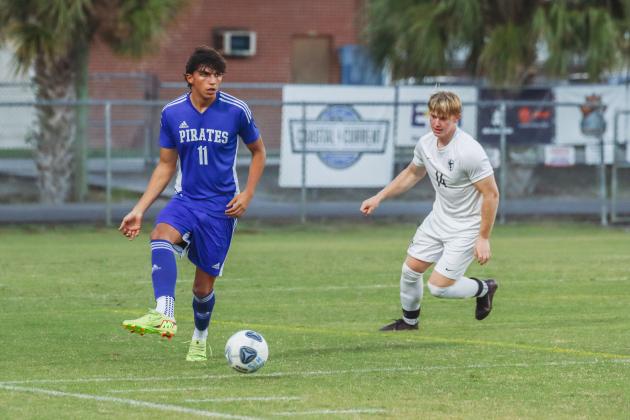 Pirates soccer played Bishop Kenny on Nov. 5. Photo by Ashley Chandler/News-Leader
