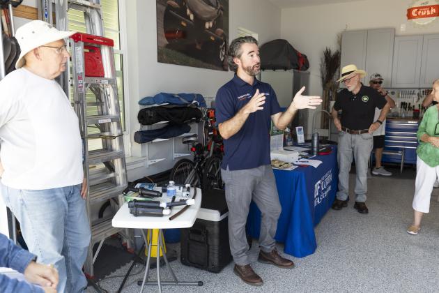 Taylor Clem in June 2025 at a Nassau County Extension Irrigation Workshop and Florida Friendly Landscape Recognition. UF/IFAS Photo by Cat Wofford