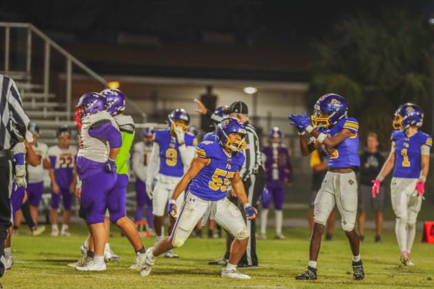 Pirate football on Oct. 31. Photo by Ashley Chandler/News-Leader