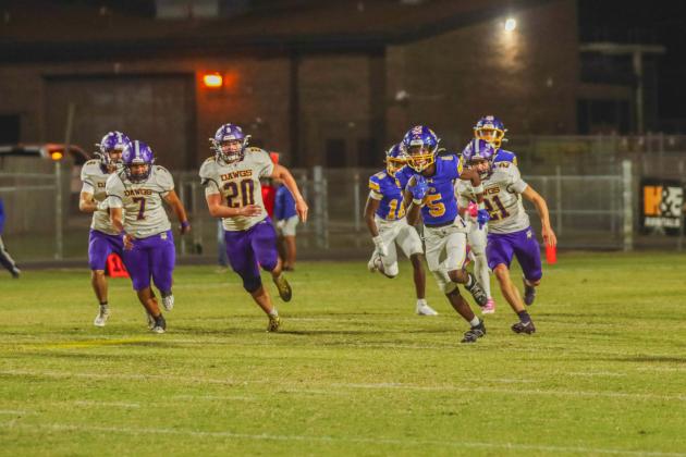 Pirate football on Oct. 31. Photo by Ashley Chandler/News-Leader