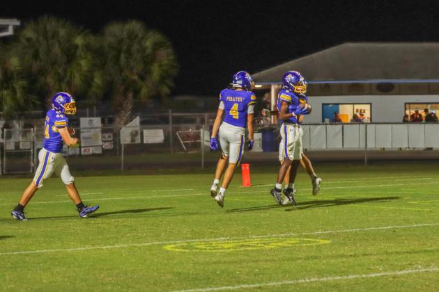 Pirate football on Oct. 31. Photo by Ashley Chandler/News-Leader