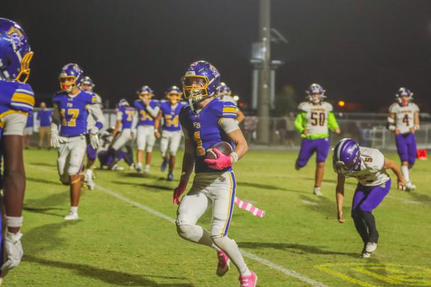 Pirate football on Oct. 31. Photo by Ashley Chandler/News-Leader
