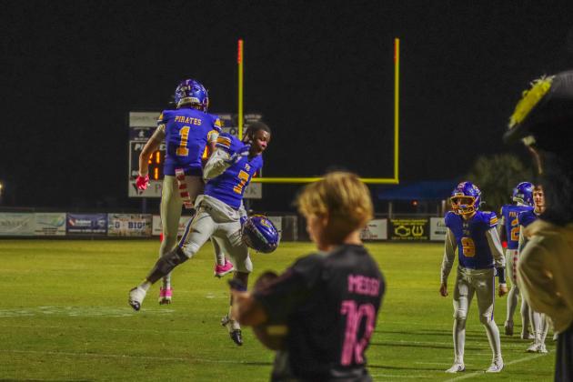 Pirate football on Oct. 31. Photo by Ashley Chandler/News-Leader