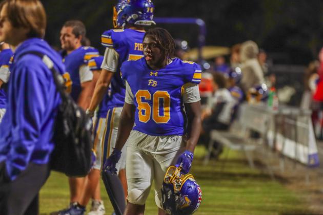 Pirate football on Oct. 31. Photo by Ashley Chandler/News-Leader