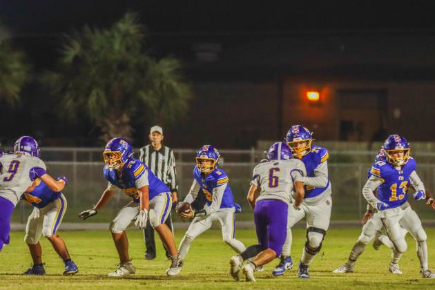 Pirate football on Oct. 31. Photo by Ashley Chandler/News-Leader